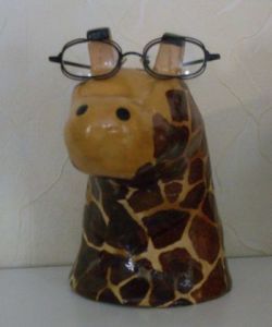 Voir le détail de cette oeuvre: Porte lunettes girafe